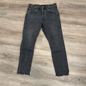 Levi’s 501 Skinny Jeans Washed Black